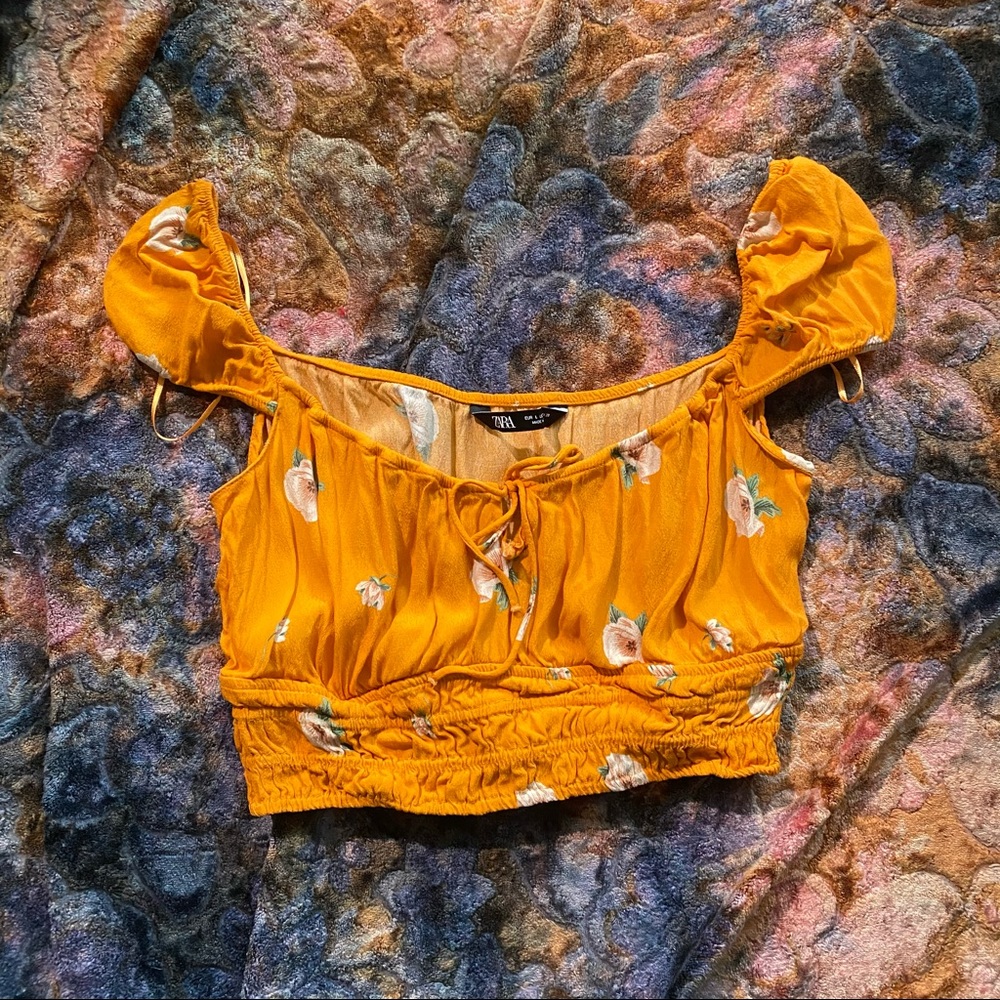 Tint Floral Crop Top